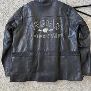 SOLD - Indian Motorcycle Leather Riding Jacket